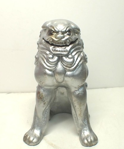 Vintage japanese metal komainu - japanese,