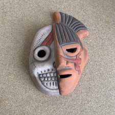 Aztec life & death mask -