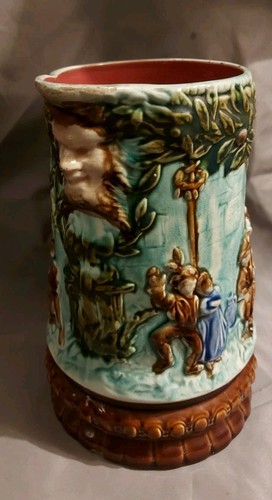 Antique majolica jug pitcher - jug, /