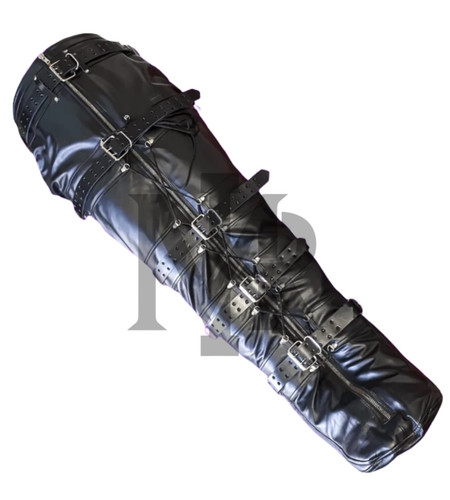 Leather leg binder heavy - -,