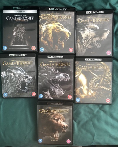 Game thrones seasons 1 - 4k,