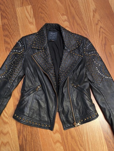 Vintage leather jacket zara - jacket,