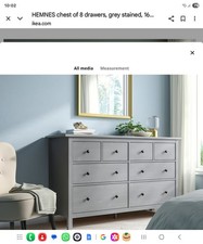 HEMNES chest of 8 drawers