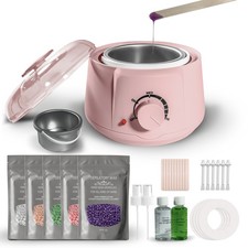 Waxing Kit Wax Pot for Hair Removal Wax Heater Kit 20 Applicator Stick