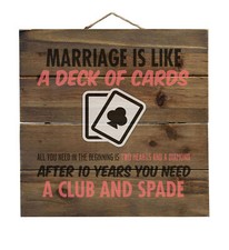 Marriage is Like a Deck of