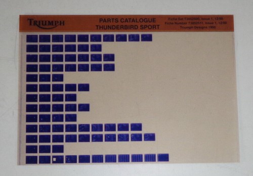 Microfiche spare parts catalog - microfiche,