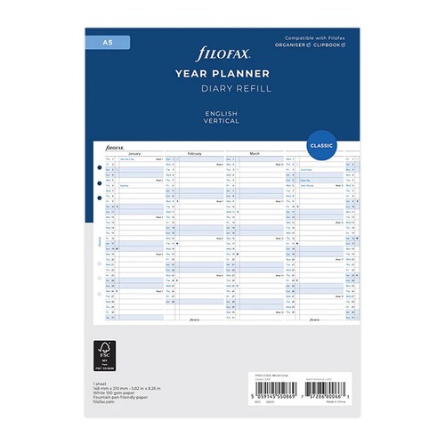 Filofax refill 2027 size - filofax,