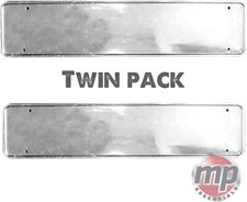 Chrome Silver Metal Number