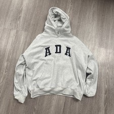 Adanola Women's Grey Hoodie Small With  Ada Print Logo
