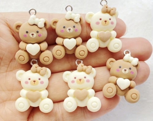 Resin teddy bear - resin, 2