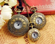 Bronze Quartz Pocket Watch