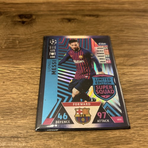 Topps lionel messi 2018 - topps, 2018-19