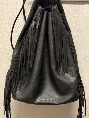 Victoria secret black fringe - victoria's,
