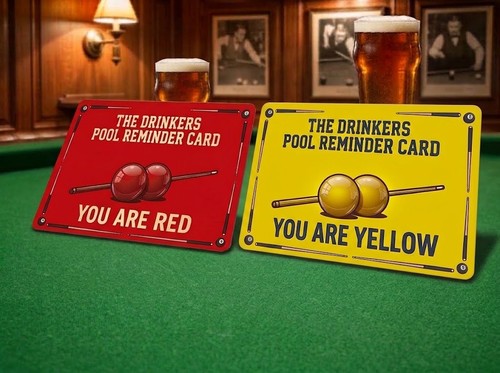The drinkers pool reminder - the,