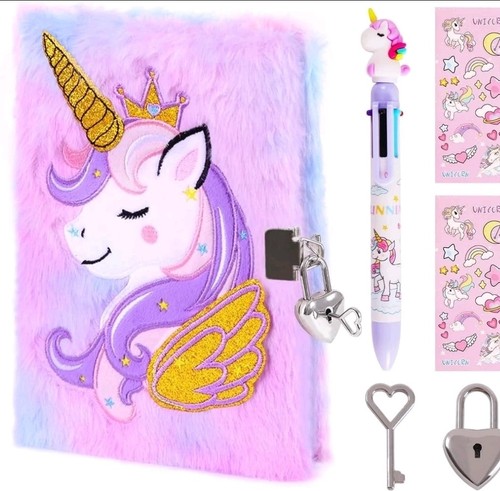 Unicorn diary lock for girls - for,