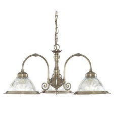 3 Lights Antique Brass Finish