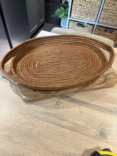 Oval handwoven pine - handwoven,