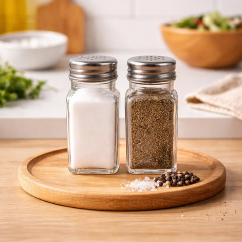 Salt pepper shaker pots - pepper,