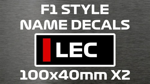 Style name decal - name, formula