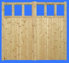 TIMBER HAND MADE GARAGE DOORS