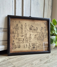 19th Century Dutch Pen & Ink Drawing by Pieter Van Loon, Antique Sketch,