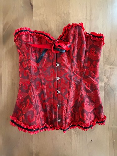 Red and black - black, jacquard