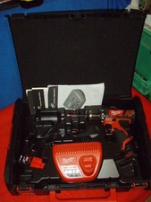 Milwaukee, M12BDD, Cordless Drill, 12v Li-ion, 2 x 2.0 a/h. C12C Charger,& Case.