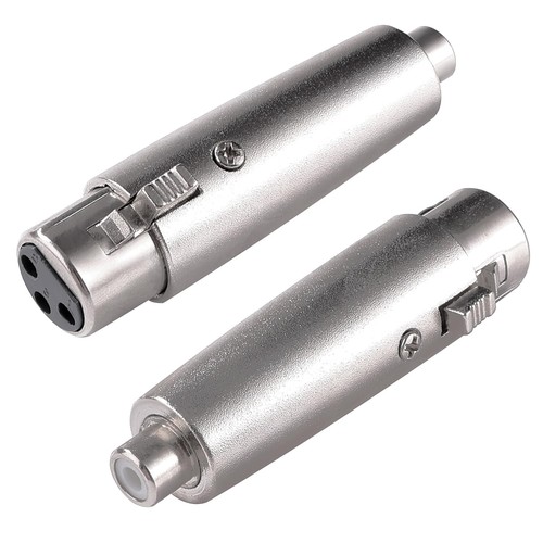 Xlr female rca - female,