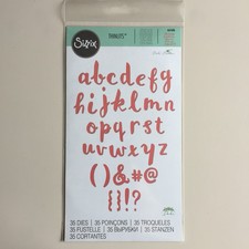 Sizzix Thinlit Alphabet Die