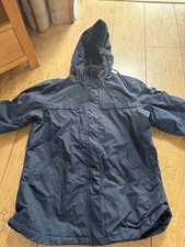LADIES REGATTA NAVY PARKA COAT SIZE 16