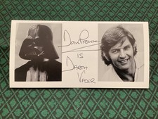Dave Prowse autograph photo
