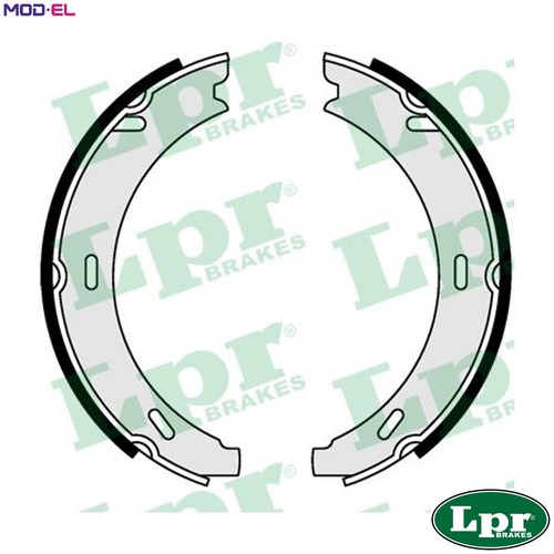 Brake shoe set parking - brake,