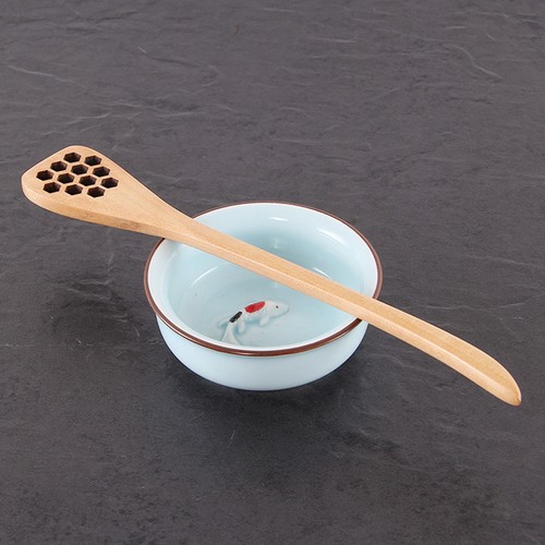 4pcs wooden honey dipper - honey,