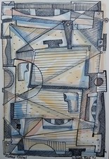 20th C modernist vintage art