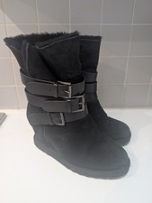 ASH YES Shearling and Suede