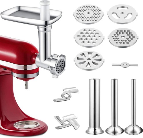 Metal food grinder attachment - metal,