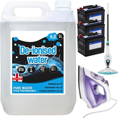 Litre deionised water - 5,