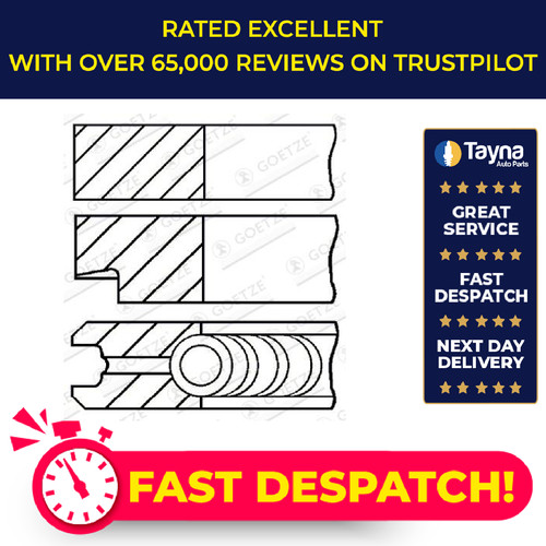 Piston rings kit single - kit, (single