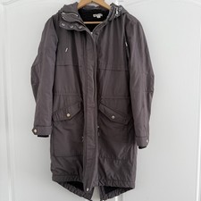 Whistles grey parka coat size small