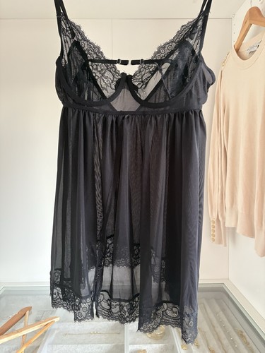 Sexy black negligee - black, 12