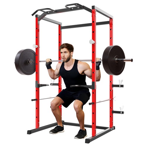 Power cage squat rack for - rack, home