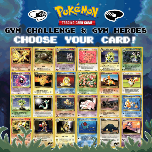 Pokémon cards gym challenge - pokémon,