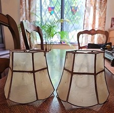 Vintage 2 Capiz Shell & Brass