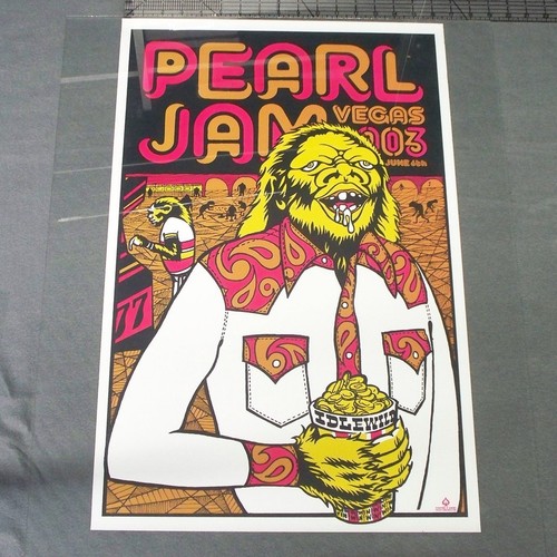 Pearl jam 2003 - poster, las