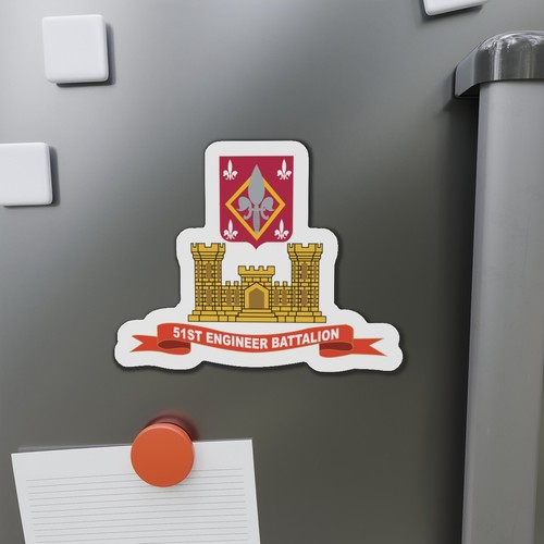 Die cut magnets army 51st - -,
