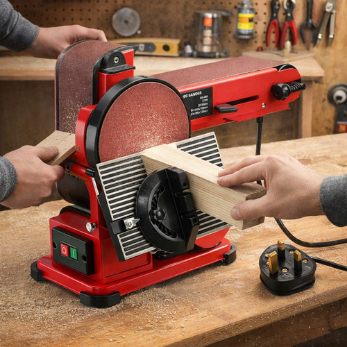 Electric belt disc sander - electric, &