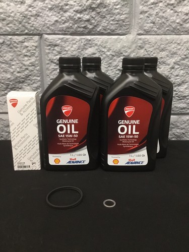 Ducati oil change kit v4 - oil,