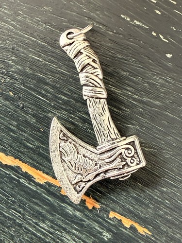 Mens thor axe hammer - axe, metal