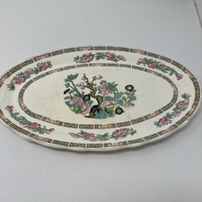 Elijah Cotton Lord Nelson Indian Tree Platter Plate 12 Inch Vintage Collectible