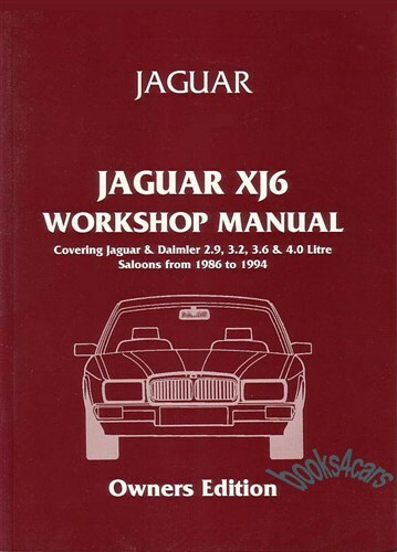 Xj6 jaguar shop manual - jaguar, service